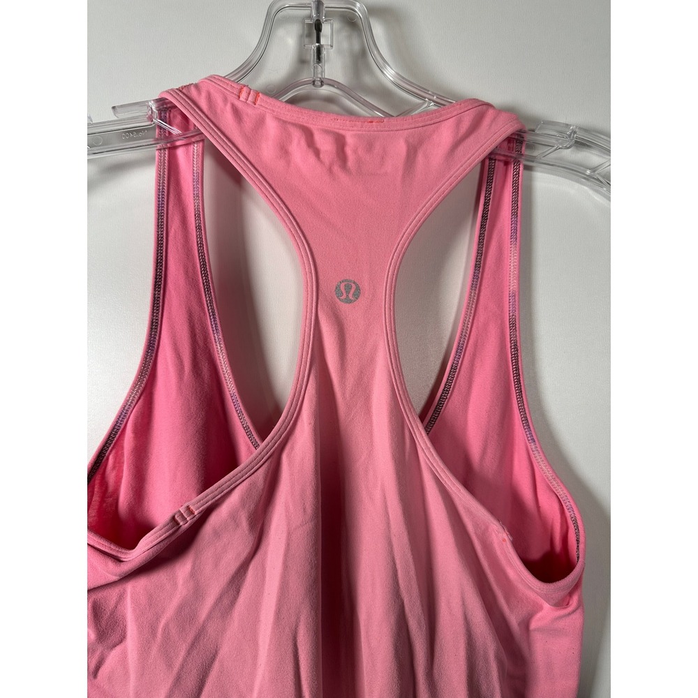Pink Lululemon Tank Tops Athletic Racerbacks Slim Fit Yoga‎ Size 6 Casual Gym - Picture 8 of 10